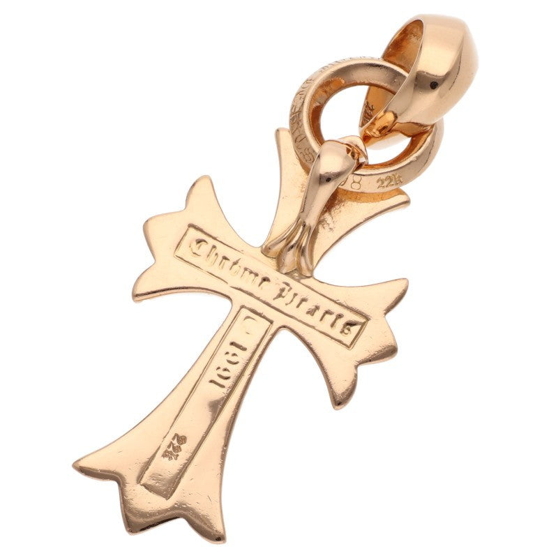 Chrome Hearts 22K Small CH Cross W/Bale Pave Size ONE SIZE