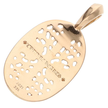 Chrome Hearts Classic Oval Pendant 22K Gold Size ONE SIZE