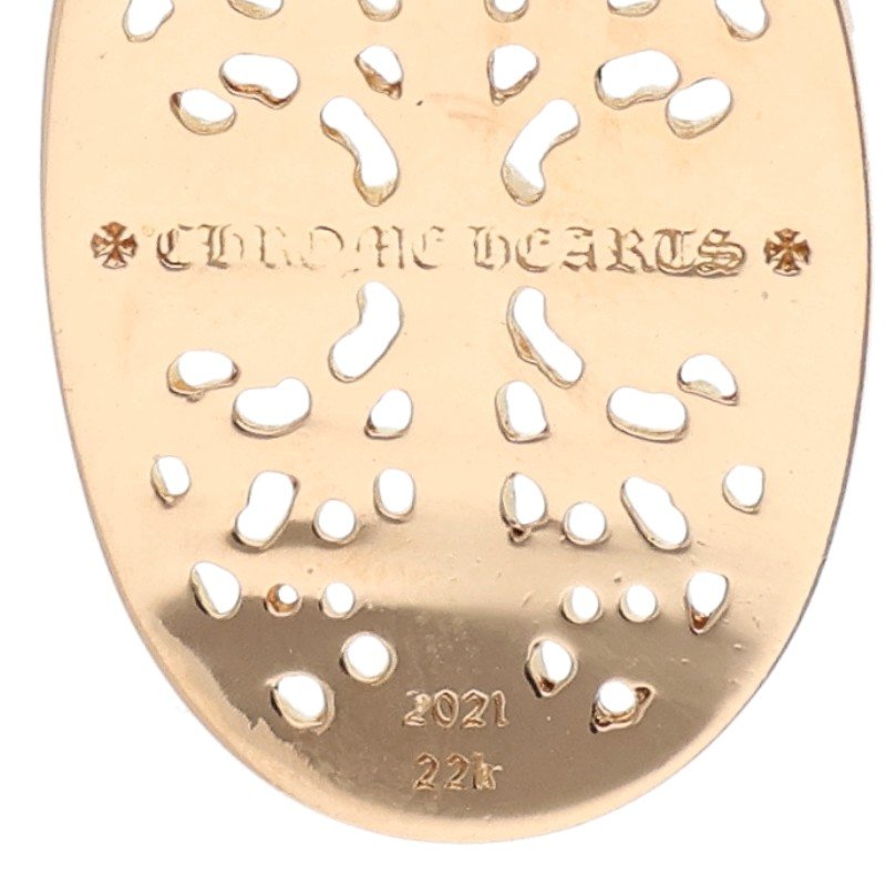 Chrome Hearts Classic Oval Pendant 22K Gold Size ONE SIZE