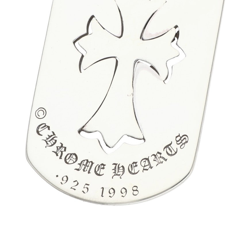 Chrome Hearts Cutout Tiny Cross Large Dog Tag Size ONE SIZE