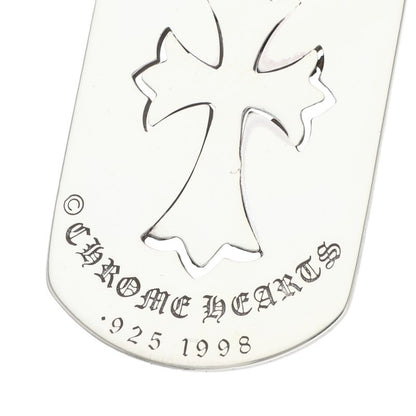 Chrome Hearts Cutout Tiny Cross Large Dog Tag Size ONE SIZE