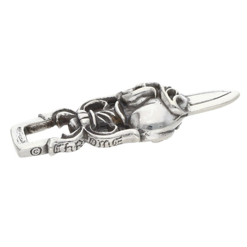 Chrome Hearts Dagger Heart Pendant 925 Silver Size ONE SIZE