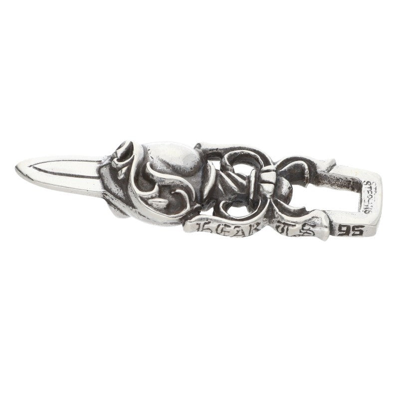 Chrome Hearts Dagger Heart Pendant 925 Silver Size ONE SIZE