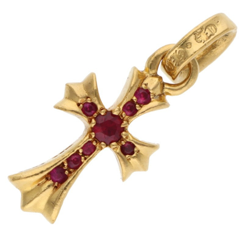 Chrome Hearts 22K Babyfat Pave Ruby Charm Size ONE SIZE