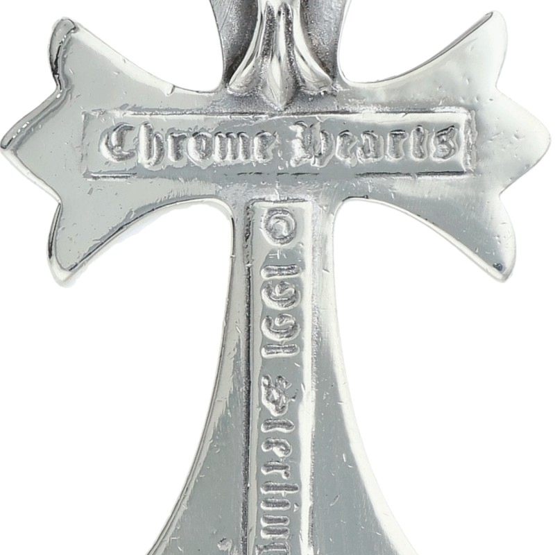 Chrome Hearts 925 Silver Small CH Cross W Bale Size ONE SIZE