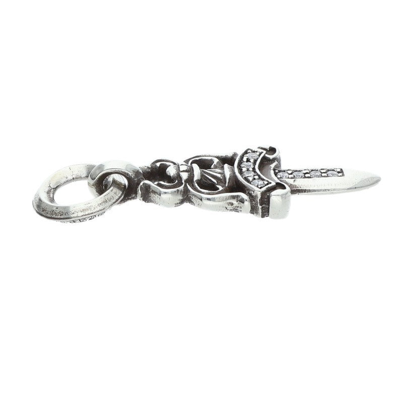 Chrome Hearts 925 Silver Pave Diamond #5 Size ONE SIZE