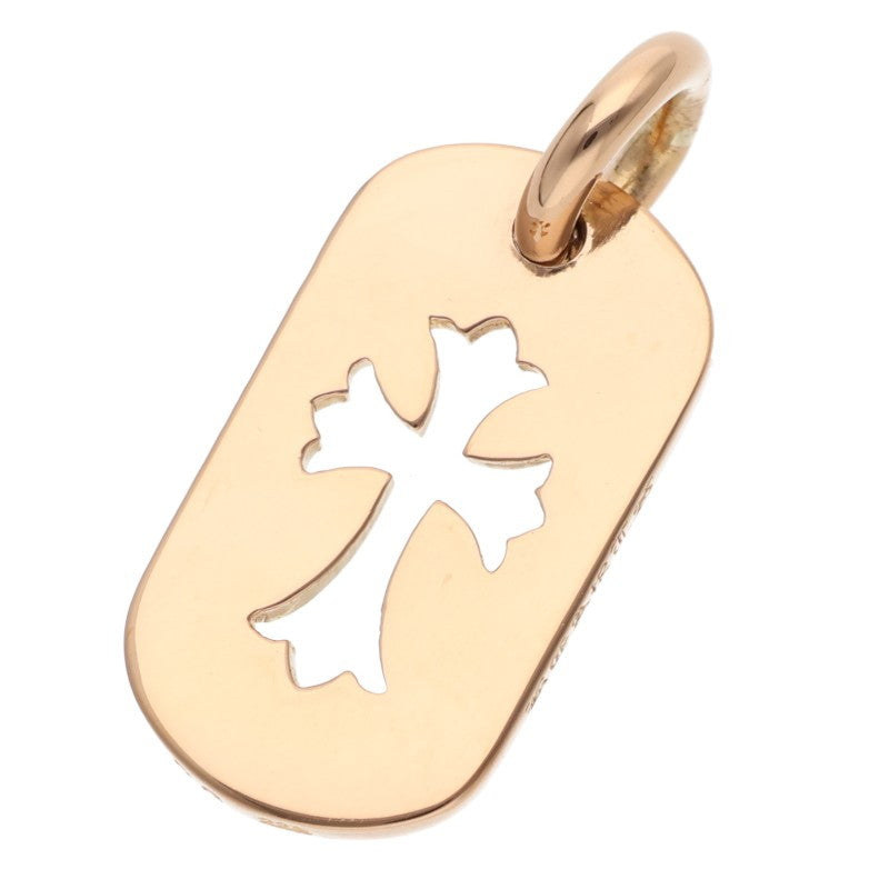 Chrome Hearts 22K Small Dog Tag Pendant Yellow