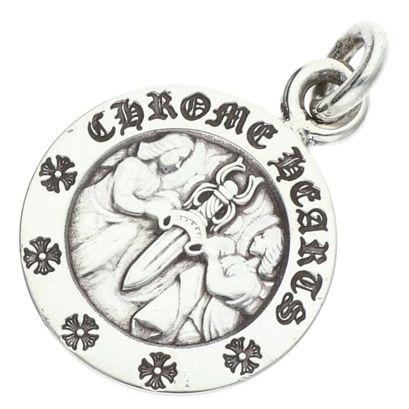 Chrome Hearts 925 Silver V2 Angel Medal Charm Size ONE SIZE