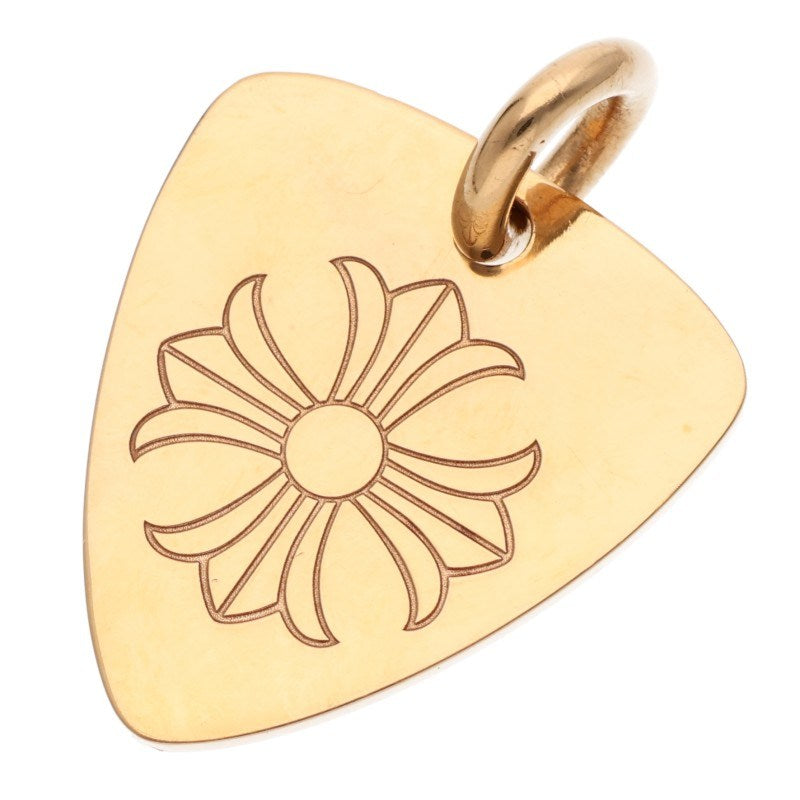 Chrome Hearts 22K Guitar Pick Pendant Yellow Size ONE SIZE