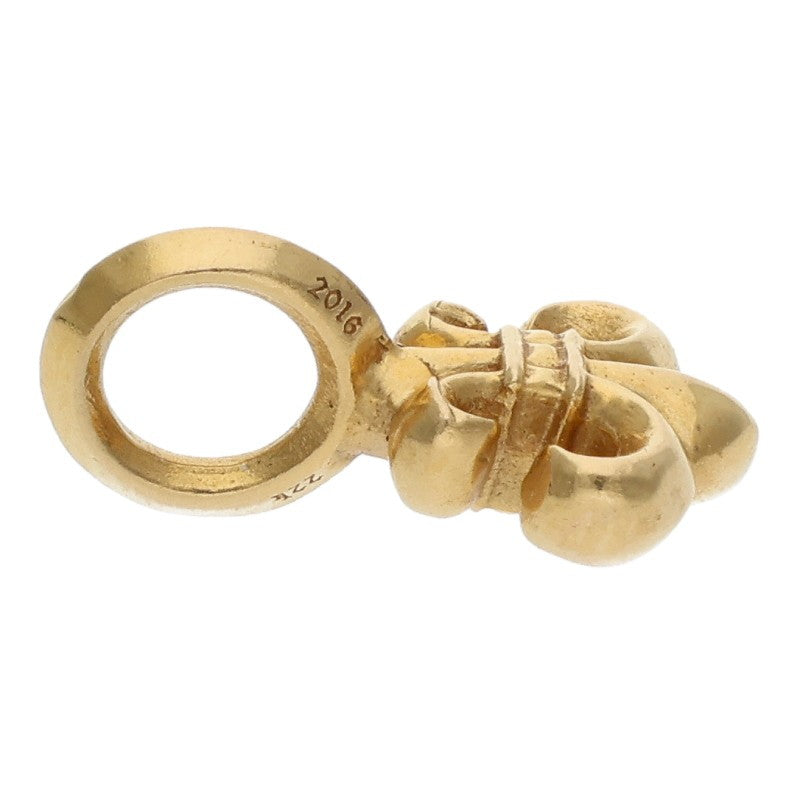 Chrome Hearts 22K BS Fleur Stack Charm Yellow