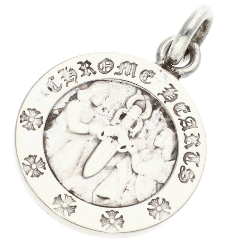 Chrome Hearts 925 Angel Medal V2 Charm Silver