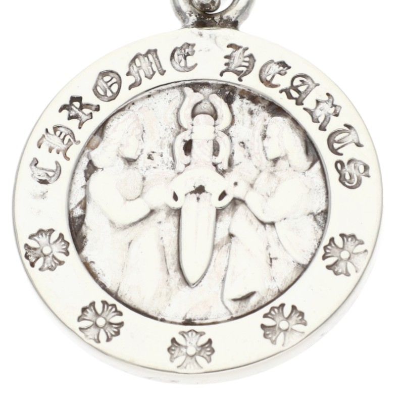 Chrome Hearts 925 Angel Medal V2 Charm Silver