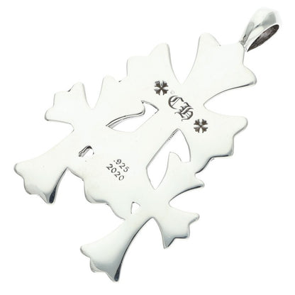 Chrome Hearts 925 Triple CH Cross Small Silver Size ONE SIZE
