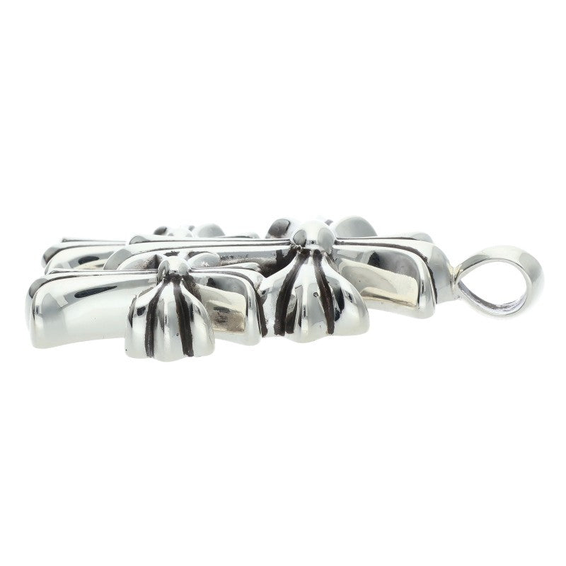 Chrome Hearts 925 Triple CH Cross Small Silver Size ONE SIZE