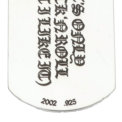 Chrome Hearts Lip & Tongue Dog Tag Size ONE SIZE