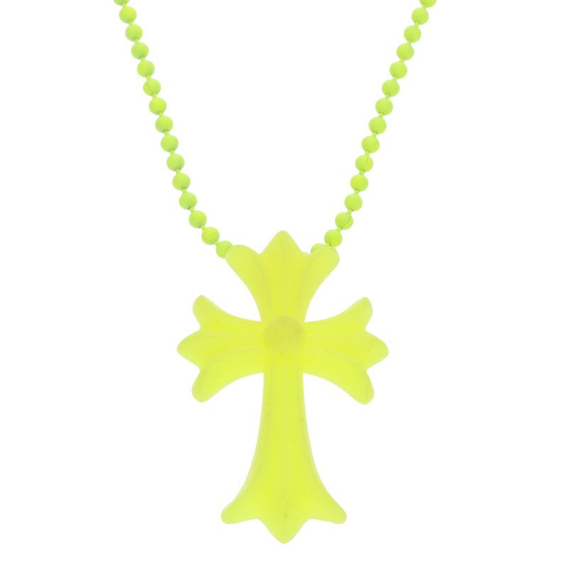 Chrome Hearts FNO Ltd Rubber CH Cross Necklace Size ONE SIZE