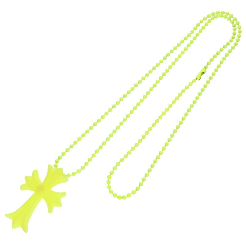 Chrome Hearts FNO Ltd Rubber CH Cross Necklace Size ONE SIZE