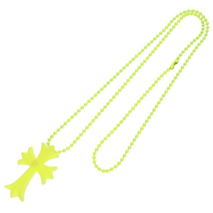Chrome Hearts FNO Ltd Rubber CH Cross Necklace Size ONE SIZE
