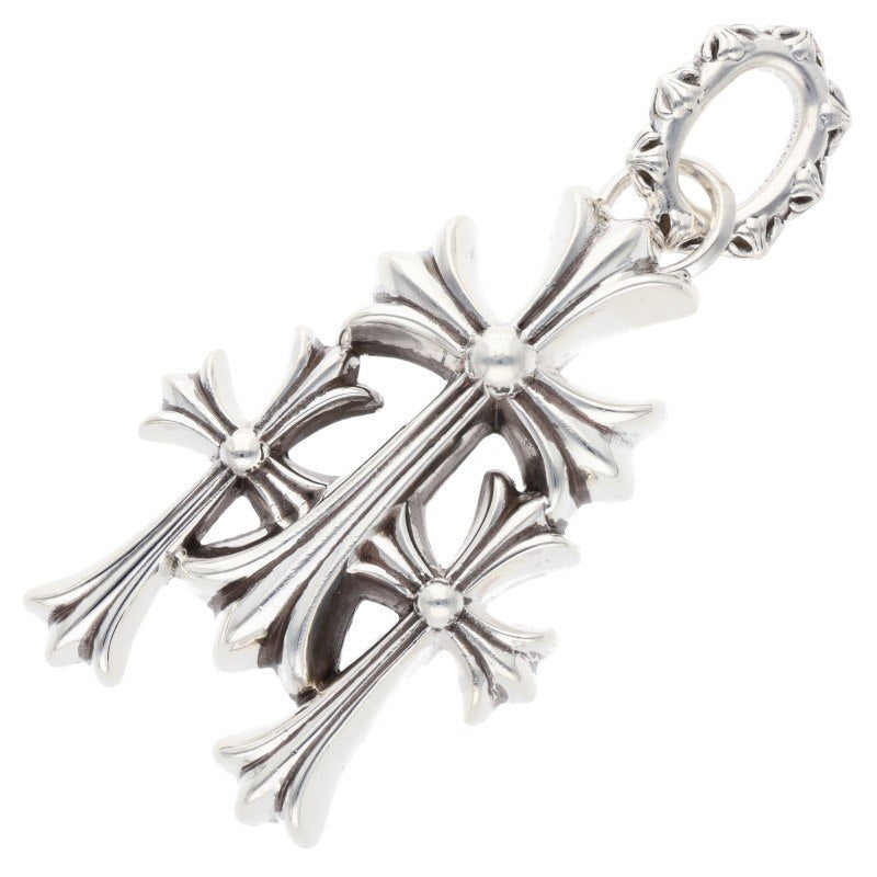Chrome Hearts Large Triple CH Cross Pendant Size ONE SIZE