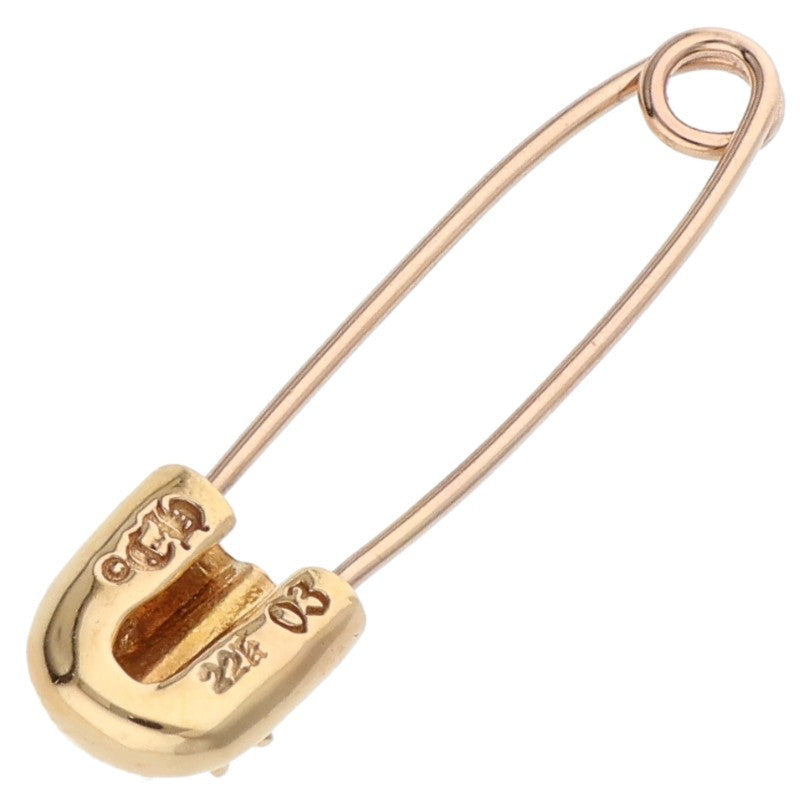 Chrome Hearts 22K Small Safety Pin Charm
