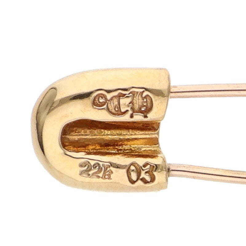 Chrome Hearts 22K Small Safety Pin Charm