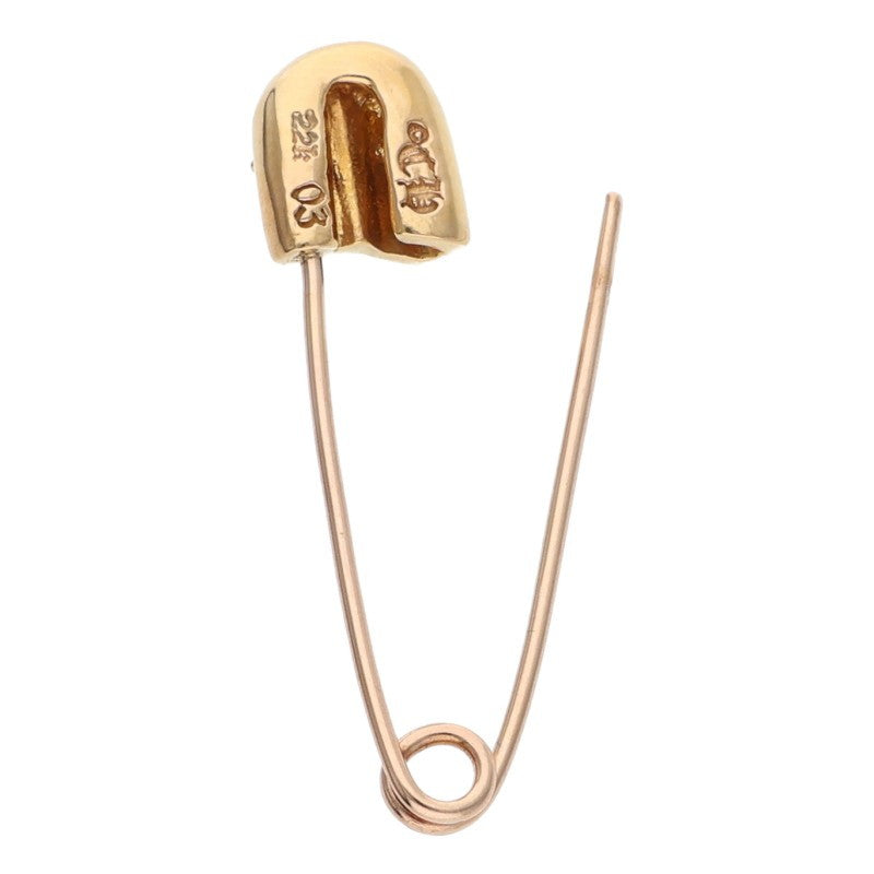Chrome Hearts 22K Small Safety Pin Charm