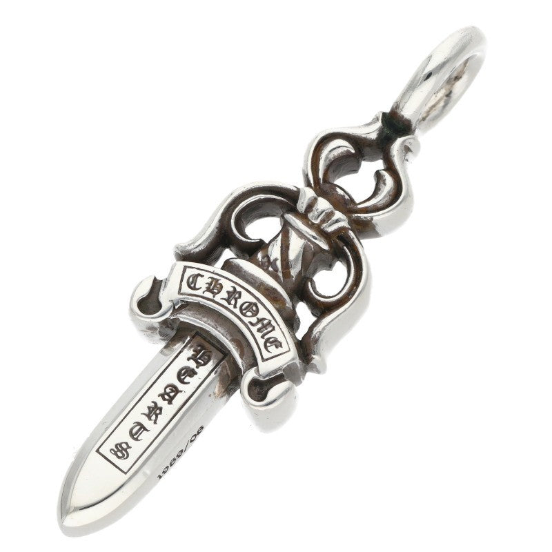 Chrome Hearts 925 Silver Double Dagger Pendant Size ONE SIZE