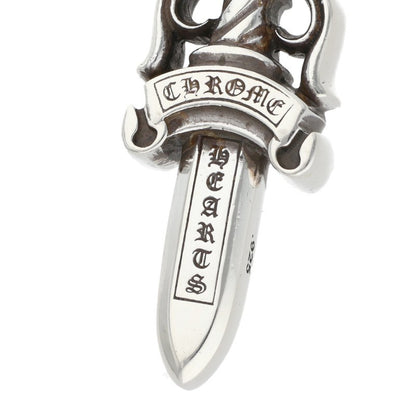 Chrome Hearts 925 Silver Double Dagger Pendant Size ONE SIZE