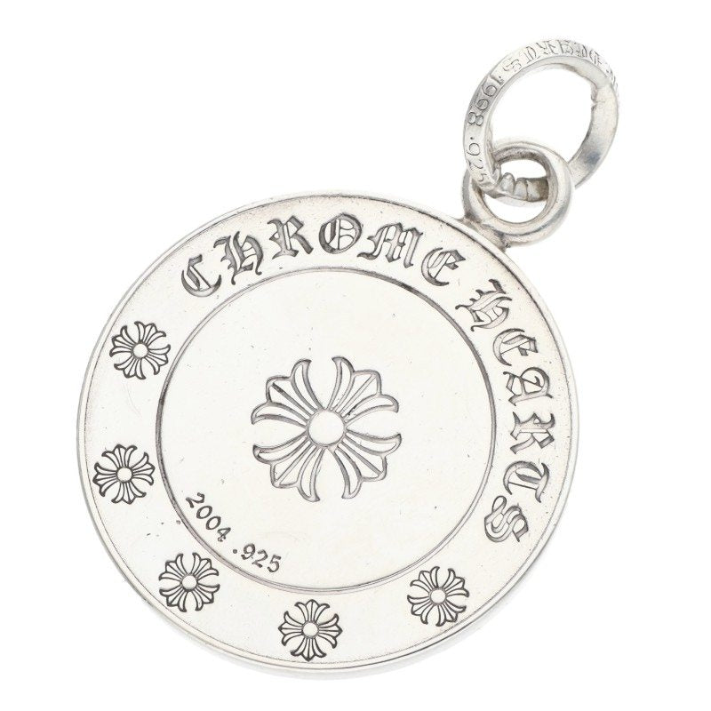 Chrome Hearts Large Angel Medal Pendant Silver Size ONE SIZE