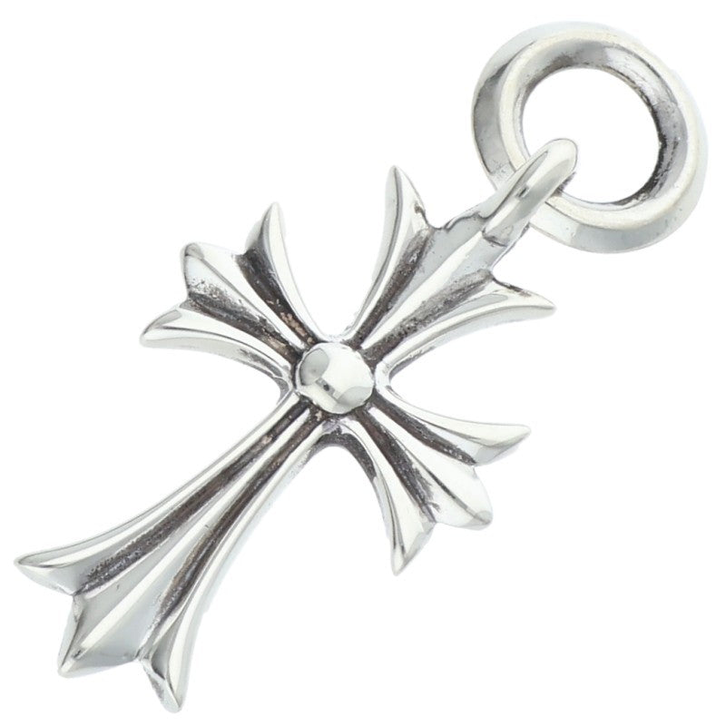 Chrome Hearts Tiny CH Cross Charm Sterling Size ONE Silver