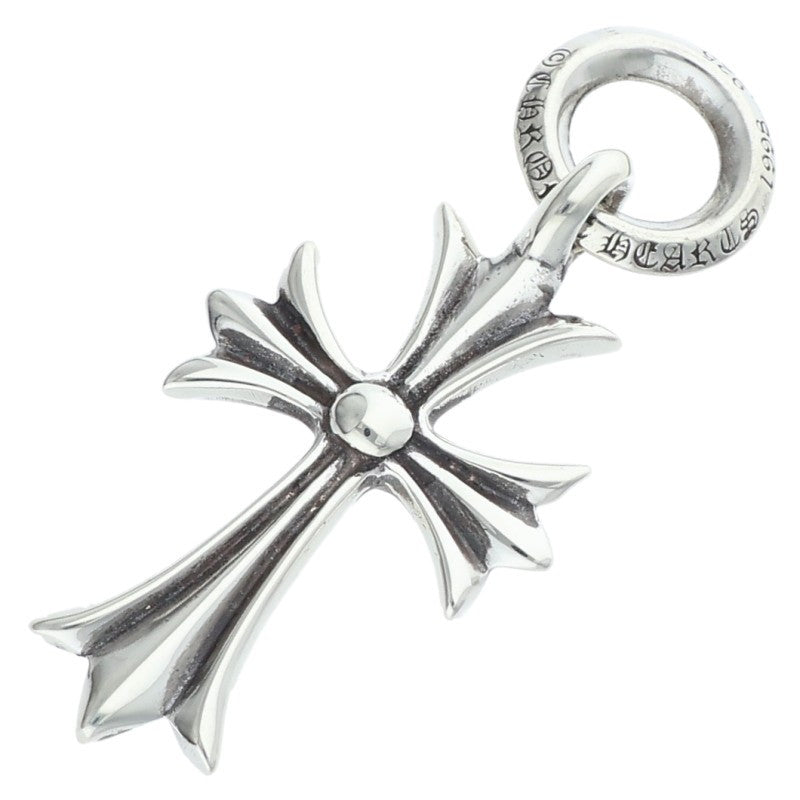 Chrome Hearts Tiny CH Cross Charm Sterling Size ONE Silver