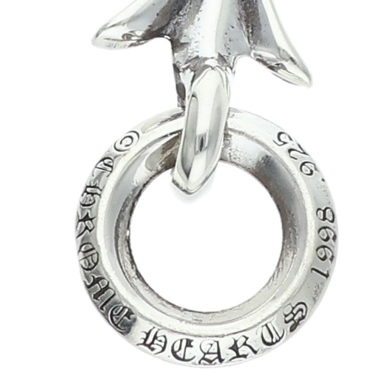 Chrome Hearts Tiny CH Cross Charm Sterling Size ONE Silver