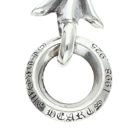 Chrome Hearts Tiny CH Cross Charm Sterling Size ONE Silver