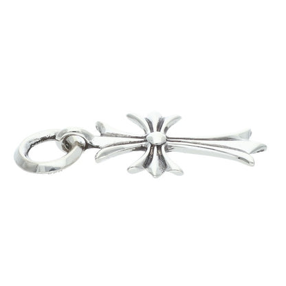 Chrome Hearts Tiny CH Cross Charm Sterling Size ONE Silver