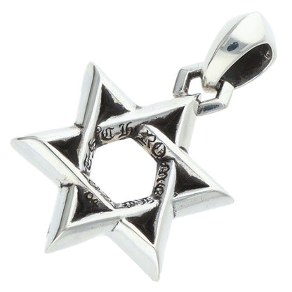 Chrome Hearts STAR OF DAVID PENDANT Silver Size ONE SIZE