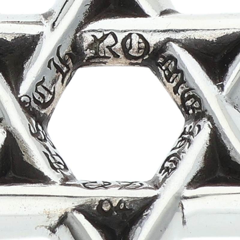Chrome Hearts STAR OF DAVID PENDANT Silver Size ONE SIZE