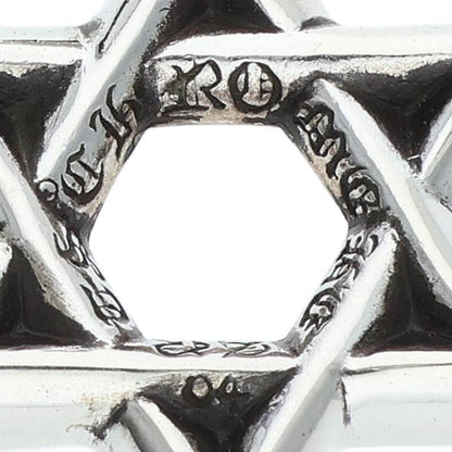 Chrome Hearts STAR OF DAVID PENDANT Silver Size ONE SIZE