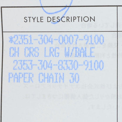 Chrome Hearts CH CRS LG W BALE Large CH Cross