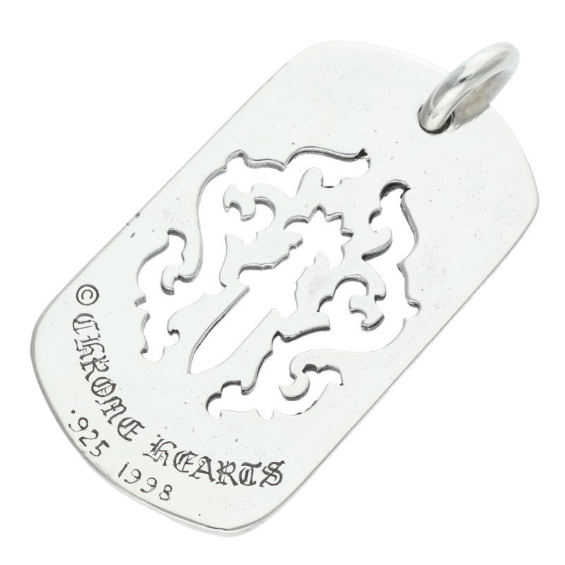 Chrome Hearts D TAG LRG DAGGER Dagger Dog Tag