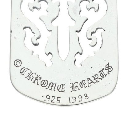 Chrome Hearts D TAG LRG DAGGER Dagger Dog Tag