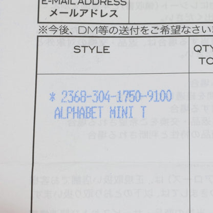 Chrome Hearts 22K STACK ALPHABET T Initial Size ONE SIZE