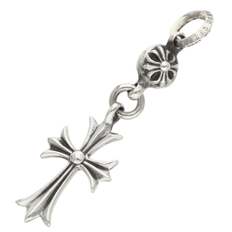 Chrome Hearts 1B Tiny CH Cross Charm Silver Size ONE SIZE