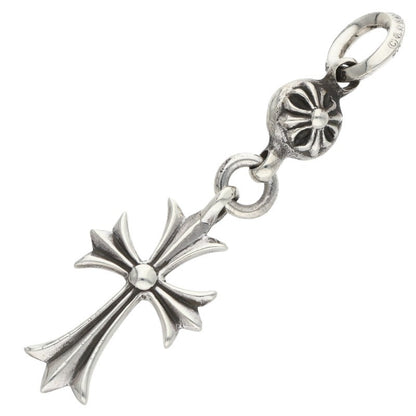 Chrome Hearts 1B Tiny CH Cross Charm Silver Size ONE SIZE