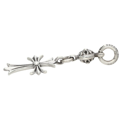 Chrome Hearts 1B Tiny CH Cross Charm Silver Size ONE SIZE