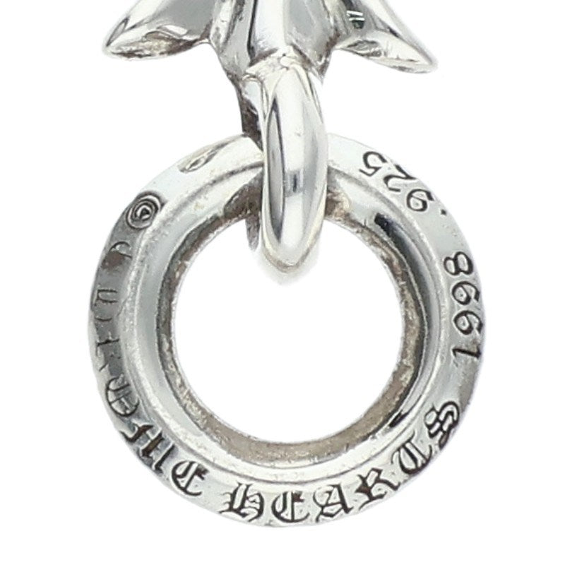 Chrome Hearts Tiny CH Cross Charm Silver 925 Size ONE SIZE