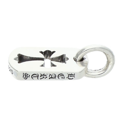 Chrome Hearts Tiny Cutout Cross Dog Tag Silver Size ONE SIZE