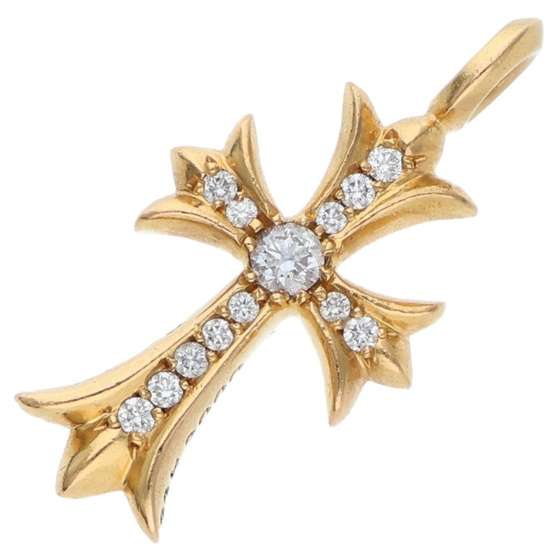Chrome Hearts 22K Tiny Fat Cross Pave Diamond Size ONE Multi