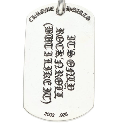 Chrome Hearts Large Lip & Tongue Dog Tag Size ONE SIZE