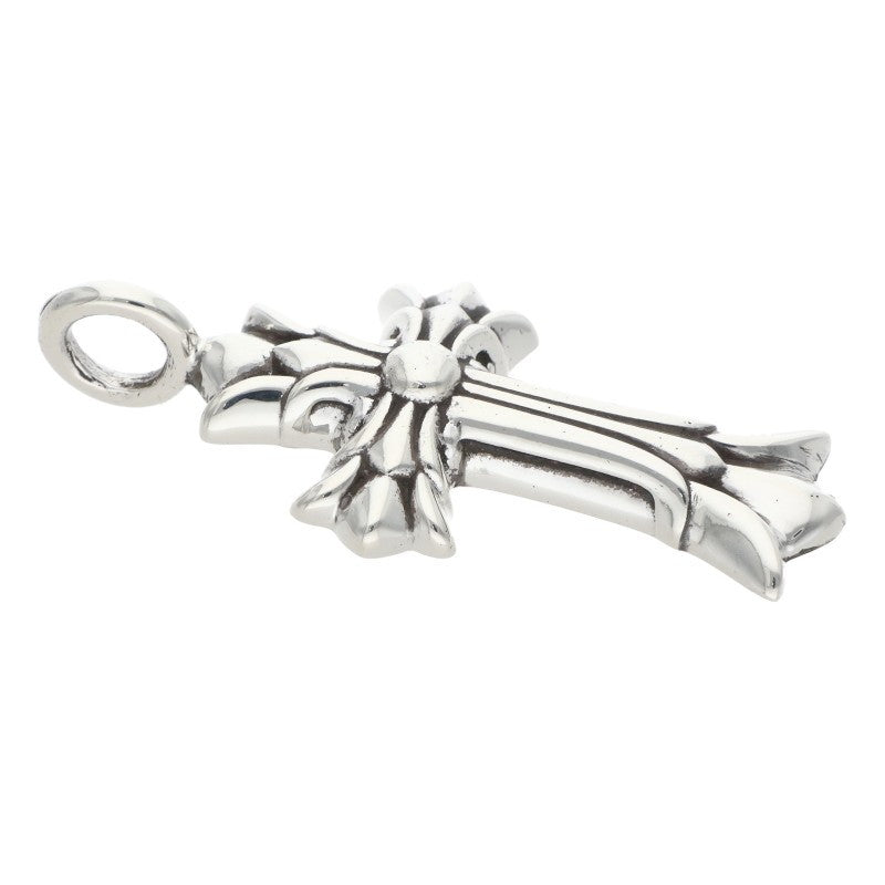 Chrome Hearts Double CH Cross Charm 925 Silver Size ONE SIZE