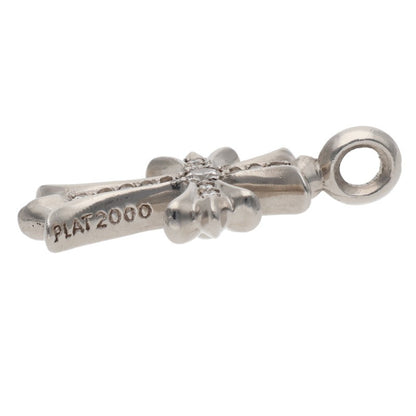 Chrome Hearts Platinum Tiny Fat Cross Pave Size ONE SIZE